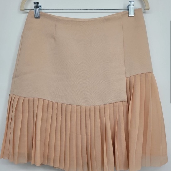Dalia Blush Pink High Waisted Pleated Skirt S2. - Picture 9 of 11